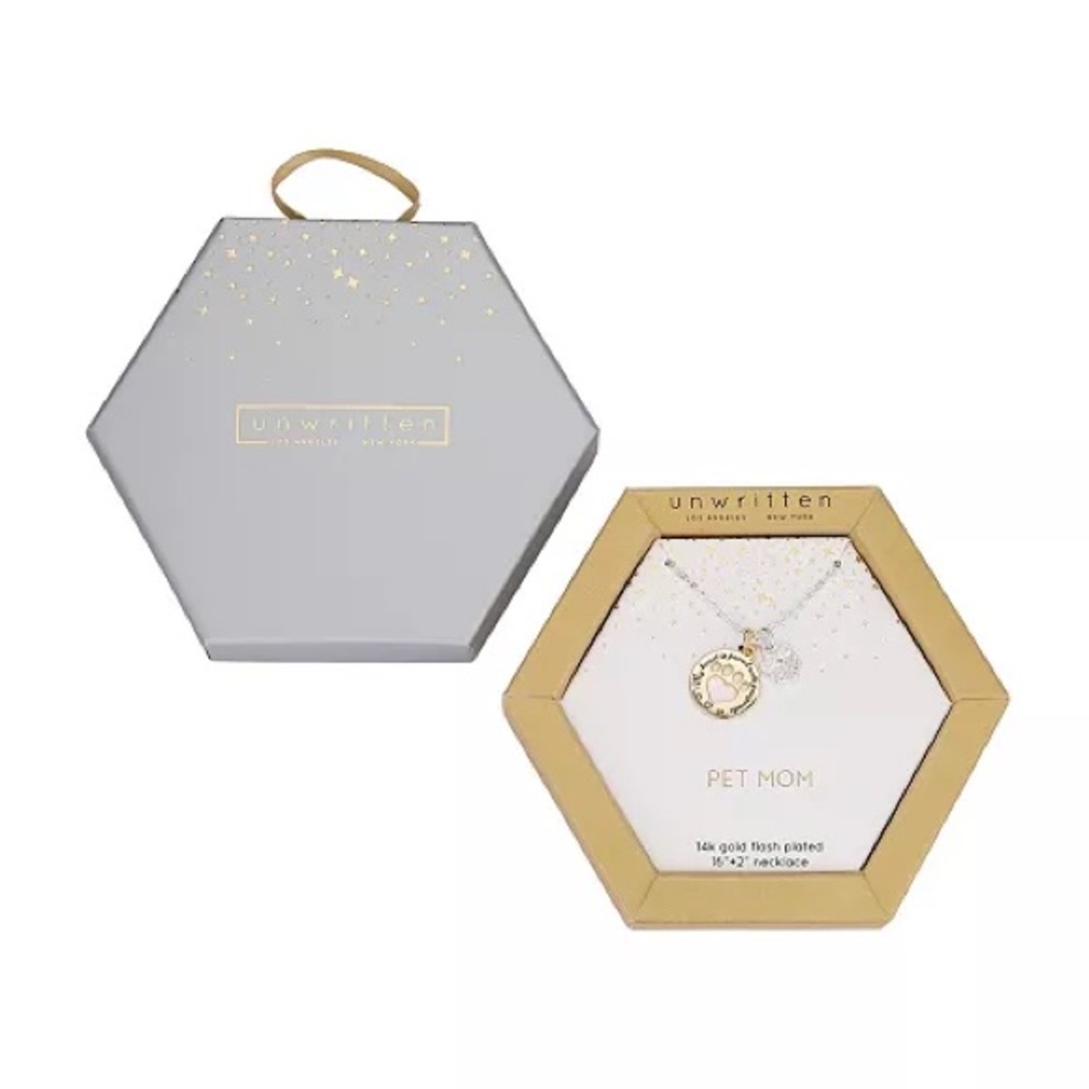 UNWRITTEN Two Tone Pet Mom Necklace!